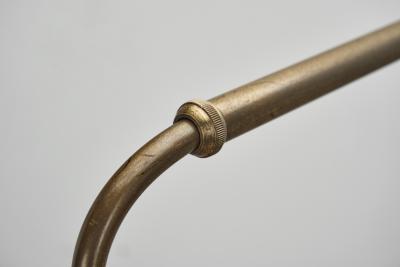 Hans Bergstr m Brass Wall Light by Hans Bergstr m Attr for Atelje Lyktan Sweden ca 1950s