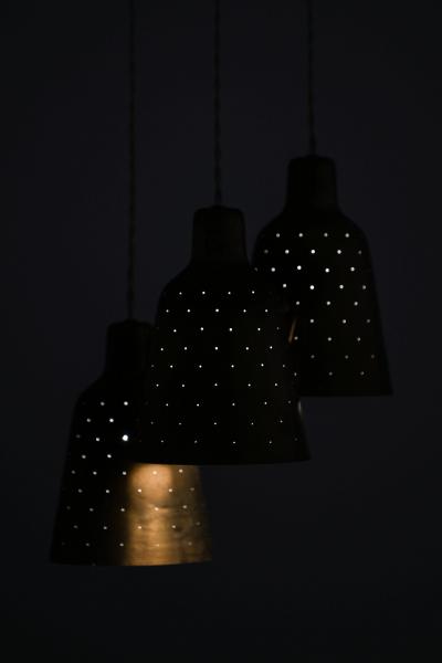 Hans Bergstr m Ceiling Lamp Model 40 by Hans Bergstr m 1940s