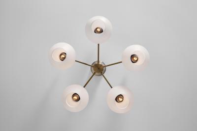 Hans Bergstr m Ceiling Lamp by Hans Bergstr m for Asea Sweden Mid 20th century