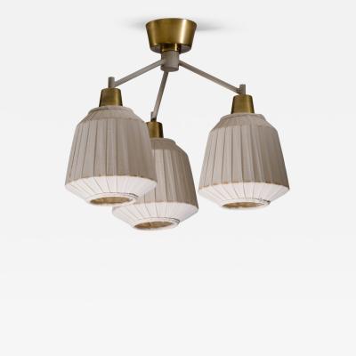 Hans Bergstr m Hans Bergstr m 3 arm chandelier