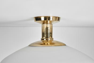 Hans Bergstr m Hans Bergstr m Brass Ceiling Lamp for Atelj Lyktan Sweden Mid 20th Century