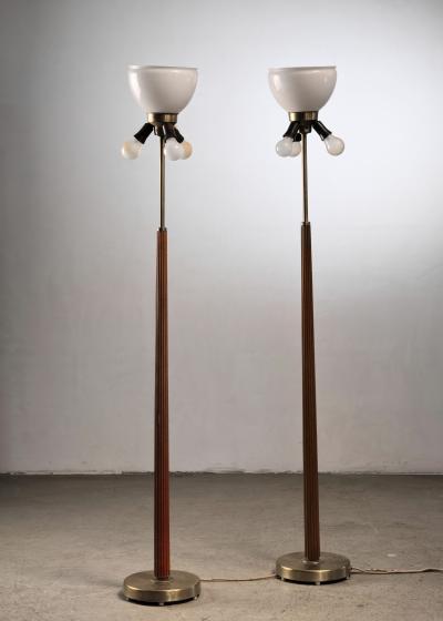 Hans Bergstr m Hans Bergstr m pair of floor lamps for Atelje Lyktan