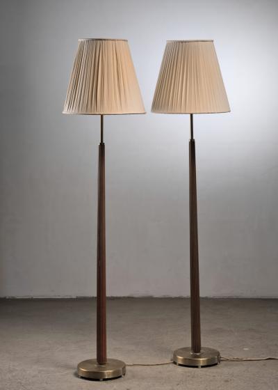 Hans Bergstr m Hans Bergstr m pair of floor lamps for Atelje Lyktan