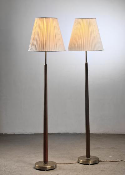 Hans Bergstr m Hans Bergstr m pair of floor lamps for Atelje Lyktan