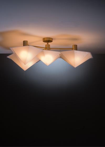 Hans Bergstr m Hans Bergstrom C 1543 ceiling or wall lamp