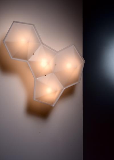 Hans Bergstr m Hans Bergstrom C 1543 ceiling or wall lamp