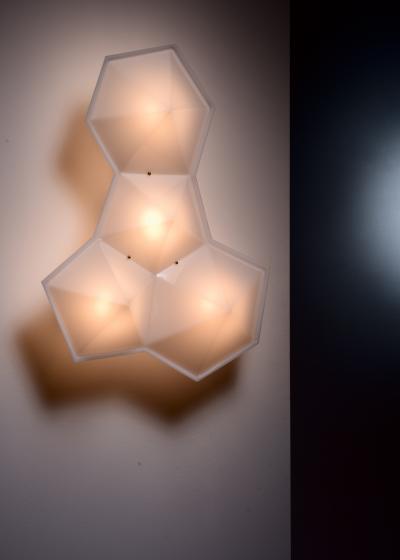 Hans Bergstr m Hans Bergstrom C 1543 ceiling or wall lamp