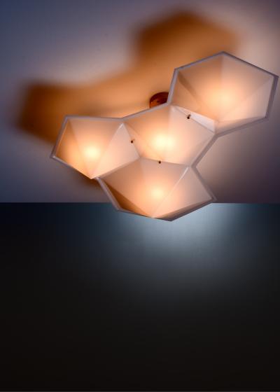 Hans Bergstr m Hans Bergstrom C 1543 ceiling or wall lamp