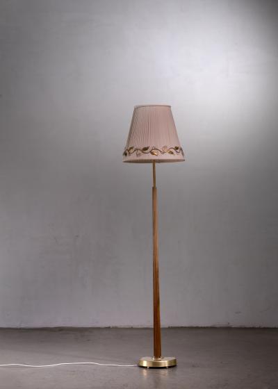 Hans Bergstr m Hans Bergstrom rare model 522 floor lamp