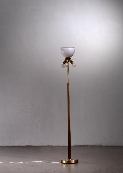 Hans Bergstr m Hans Bergstrom rare model 522 floor lamp