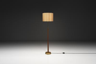 Hans Bergstr m Model 741140 1 Floor Lamp by Hans Bergstr m for ASEA Sweden Mid 20th Century