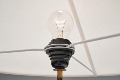 Hans Bergstr m Model A 6265 Brass Table Lamp by Hans Bergstr m Attr for ASEA Sweden 1950s