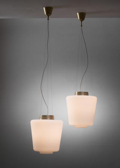 Hans Bergstr m Pair of Hans Bergstr m pendants for Atelj Lyktan