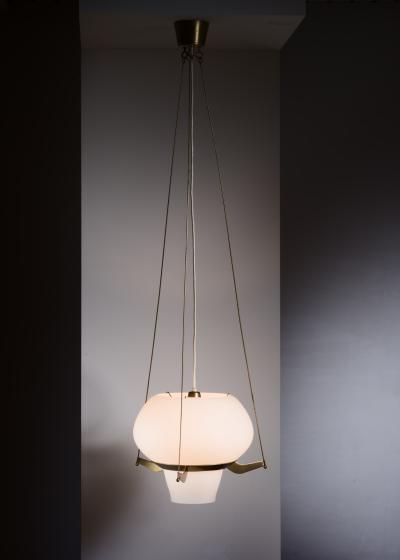 Hans Bergstr m Pair of Hans Bergstrom pendants for Atelje Lyktan