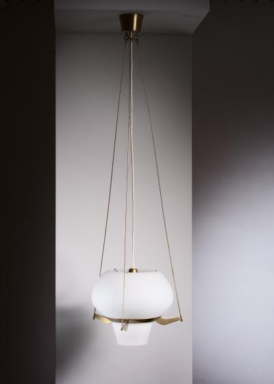 Hans Bergstr m Pair of Hans Bergstrom pendants for Atelje Lyktan