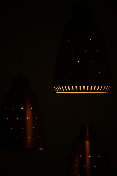 Hans Bergstr m Rare Ceiling Lamp by Hans Bergstr m 1950s