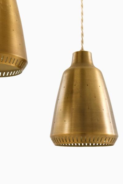 Hans Bergstr m Rare Ceiling Lamp by Hans Bergstr m 1950s