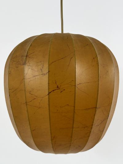 Hans Bergstr m Rare Mid Century Modern Cocoon Pendant Lamp or Hanging Light Sweden 1960s