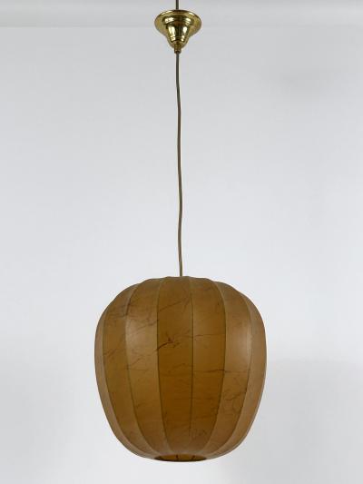 Hans Bergstr m Rare Mid Century Modern Cocoon Pendant Lamp or Hanging Light Sweden 1960s