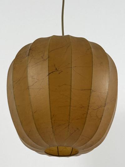 Hans Bergstr m Rare Mid Century Modern Cocoon Pendant Lamp or Hanging Light Sweden 1960s