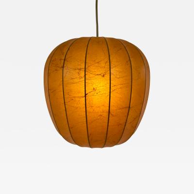 Hans Bergstr m Rare Mid Century Modern Cocoon Pendant Lamp or Hanging Light Sweden 1960s