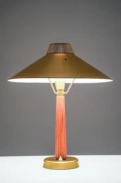 Hans Bergstr m Table Lamp Model 716 by Hans Bergstr m for Atelj Lyktan Sweden 1940s