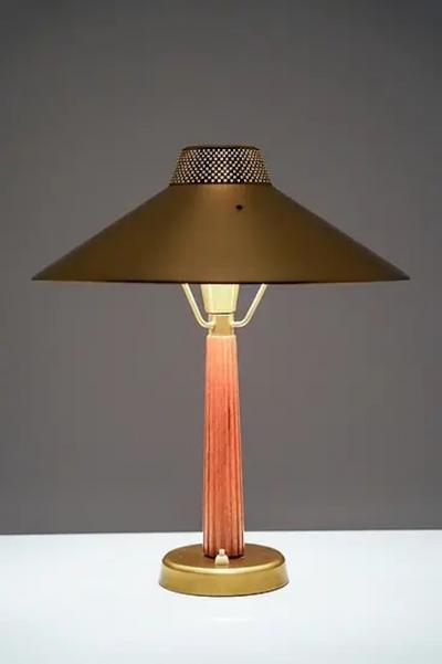 Hans Bergstr m Table Lamp Model 716 by Hans Bergstr m for Atelj Lyktan Sweden 1940s