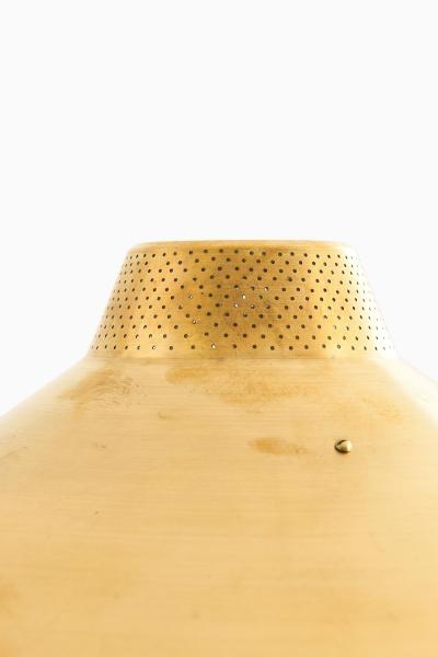 Hans Bergstr m Table Lamp in Brass and Mahogany by Hans Bergstr m 1950s
