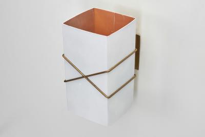 Hans Bergstr m Wall Sconce Model 418B by Hans Bergstr m for Atelj Lyktan Sweden 1950s