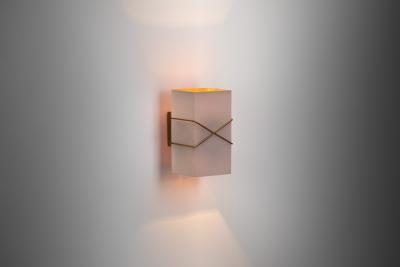 Hans Bergstr m Wall Sconce Model 418B by Hans Bergstr m for Atelj Lyktan Sweden 1950s