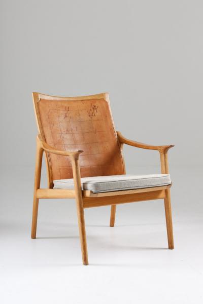 Hans Brattrud Scandinavian Lounge Chair Model 4093 by Hans Brattrud Norway