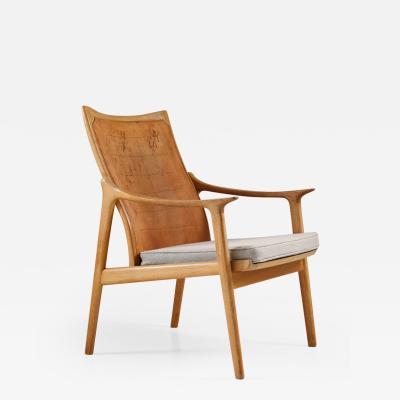 Hans Brattrud Scandinavian Lounge Chair Model 4093 by Hans Brattrud Norway