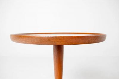 Hans C Andersen Hans C Andersen Mid Century Modern Side Table in White Artex Denmark 1960s