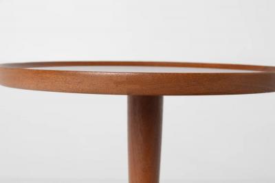 Hans C Andersen Hans C Andersen Mid Century Modern Side Table in White Artex Denmark 1960s
