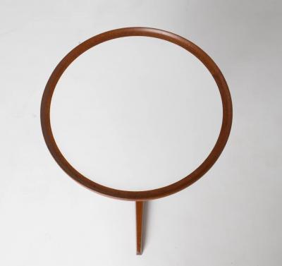 Hans C Andersen Hans C Andersen Mid Century Modern Side Table in White Artex Denmark 1960s