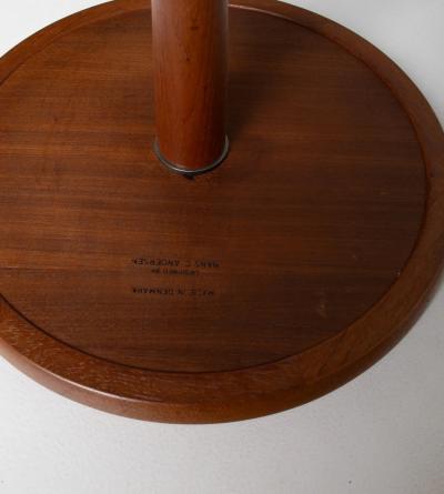 Hans C Andersen Hans C Andersen Mid Century Modern Side Table in White Artex Denmark 1960s