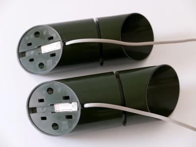 Hans Due Set of Two Mid Century Phister Universal Lamps by Hans Due for Fog M rup