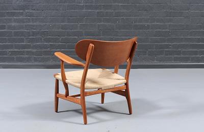 Hans J Wegner CH 22 Lounge Chair for Carl Hansen S n