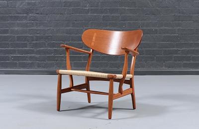 Hans J Wegner CH 22 Lounge Chair for Carl Hansen S n