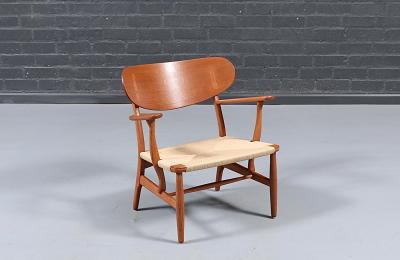 Hans J Wegner CH 22 Lounge Chair for Carl Hansen S n