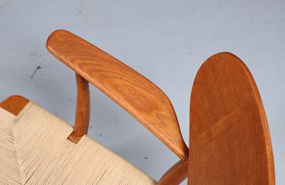 Hans J Wegner CH 22 Lounge Chair for Carl Hansen S n