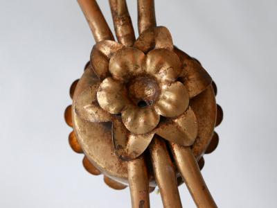 Hans K gl Huge Pioggia dOro Gilt Metal Wall Lamp or Sconce by Hans K gl 1970s Germany