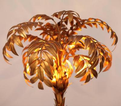 Hans K gl Pair of Huge Matched Hans K gl Palm Tree Floor Lamps