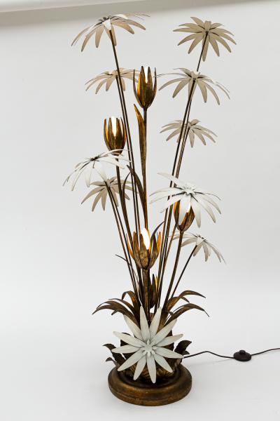 Hans K gl Vintage German Sculptural Floral Floor Lamp By Hans K gl