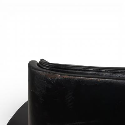 Hans Kaufeld Kaufeld Siesta 62 leather lounge chair with ottoman by Jacques Brule 1960