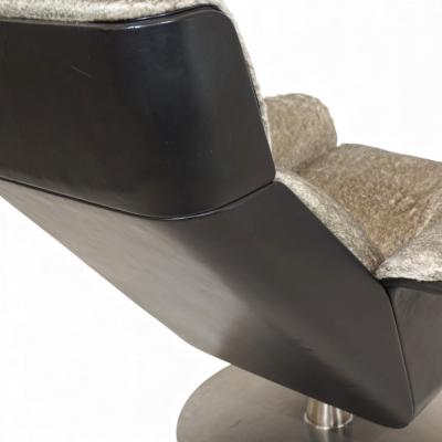 Hans Kaufeld Kaufeld Siesta 62 lounge chair with ottoman by Jacques Brule 1960