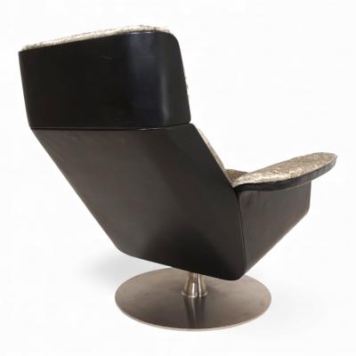 Hans Kaufeld Kaufeld Siesta 62 lounge chair with ottoman by Jacques Brule 1960