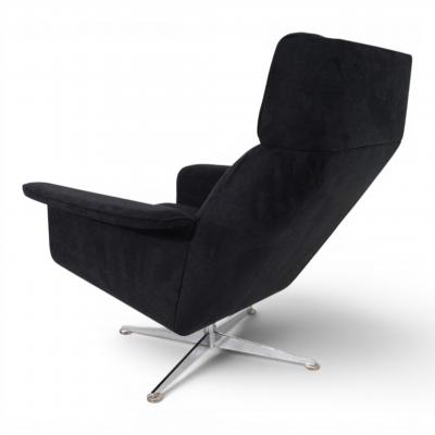 Hans Kaufeld Kaufeld Siesta 62 lounge chair with ottoman by Jacques Brule 1960