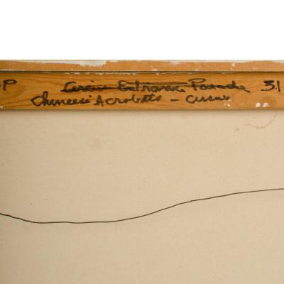 Hans Kline Hans Kline Canadian 1924 1994 9 Chinese Acrobats 