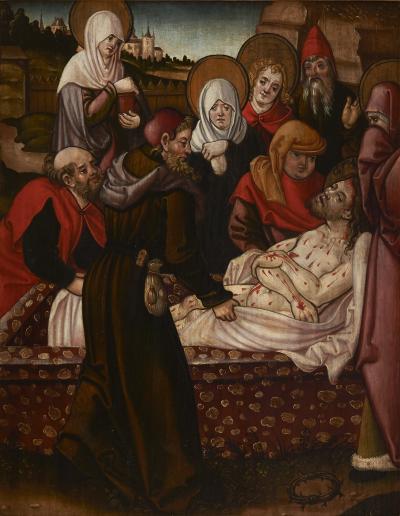 Hans Leonhard Sch ufelein Flagellation of Christ Entombment of Christ A Pair 